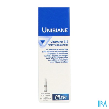 vignette UNIBIANE VITAMINE B12 SPR 20ML