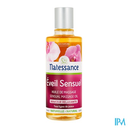 vignette NATESSANCE HUILE MASSAG EV SENS100ML