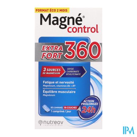 produit NUTREOV MAGNE CONTROL EXTR FORT 360 CPR60