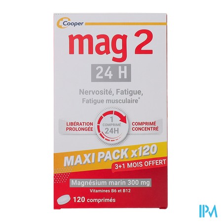 produit MAG2 24H 3X40CPR DONT 1 MOIS OFF