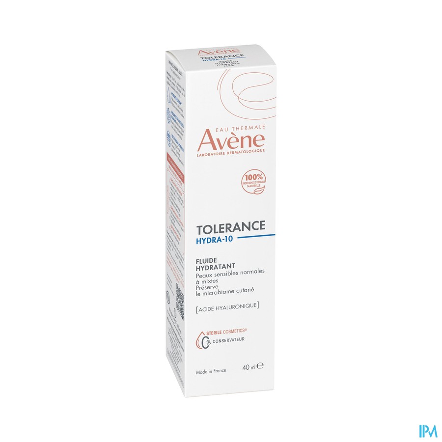 vignette AVENE TOLERANCE HYDRA 10 FLUID40ML