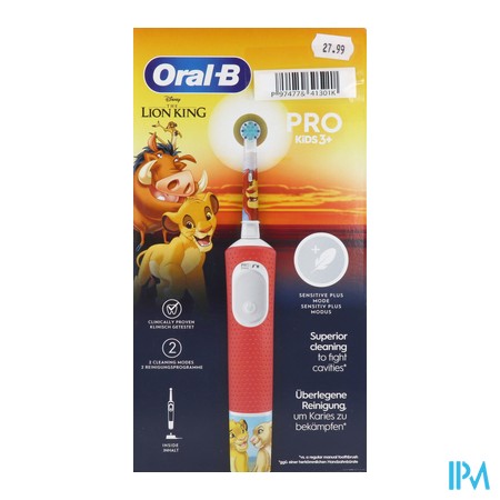 vignette ORAL-B PRO KIDS ROI LION 3 ANS ET +