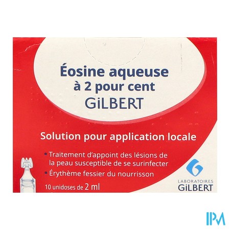 produit GILBERT EOSINE SOL AQ 2PC 2ML 10