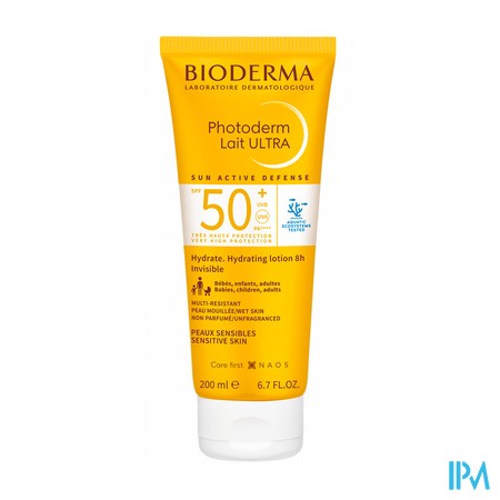 vignette PHOTODERM LAIT ULTRA SPF50+ 200ML
