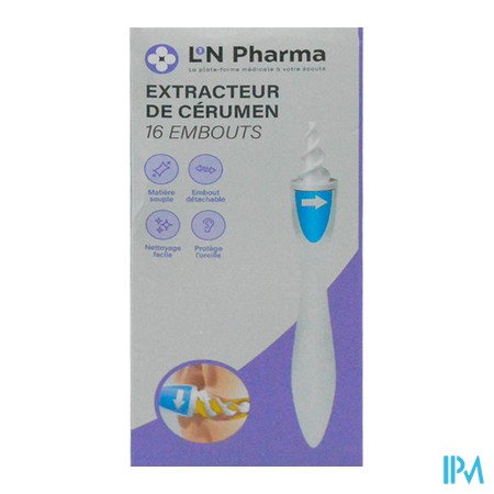 vignette L2N EXTRACTEUR DE CERUMEN 16 EMBOUTS