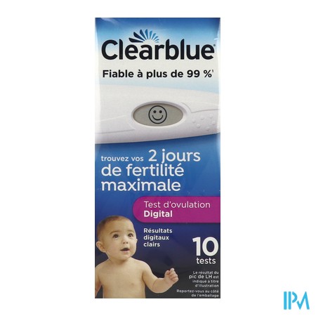 vignette CLEARBLUE TEST OVUL DIG BT 10