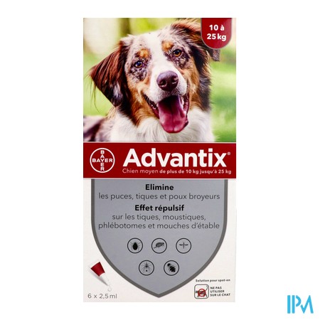 vignette ADVANTIX MOY CHIEN PIPET2,5ML6