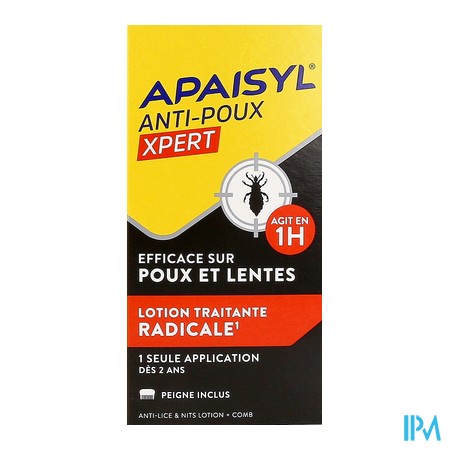 produit APAISYL XPERT A/POUX A/LENTE 100ML
