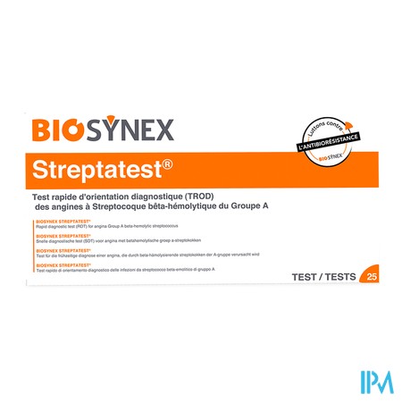 vignette EXACTO PRO STREPTA ANGINE TROD 25