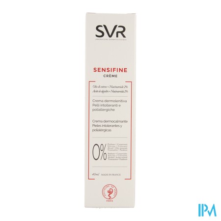 vignette SVR SENSIFINE CREME 40ML
