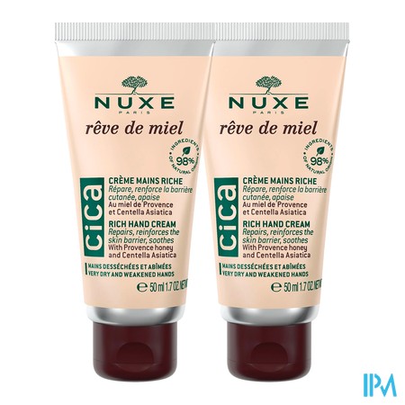 vignette NUXE REVE MIEL CR MAIN CICA 50MLX2