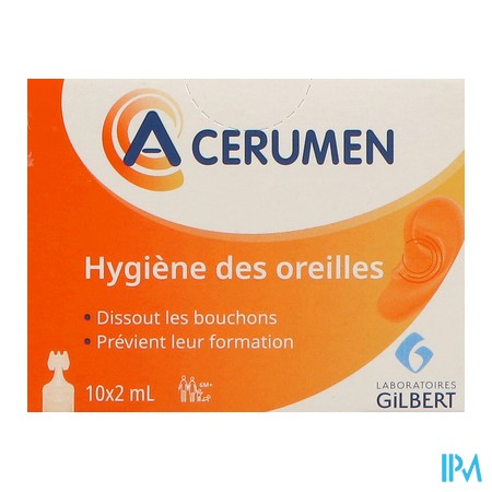 vignette A-CERUMEN COLOREE DOSES 2ML 10