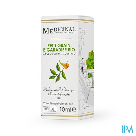 vignette MEDICINAL HE BIO PT GRAIN BIGARADIER 10ML