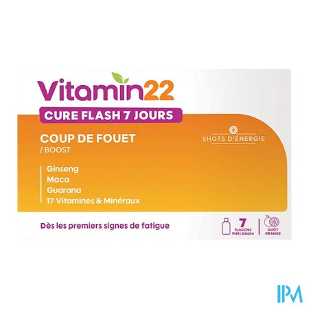 vignette VITAMIN'22 CURE FLASH 7JOURS 7X30ML