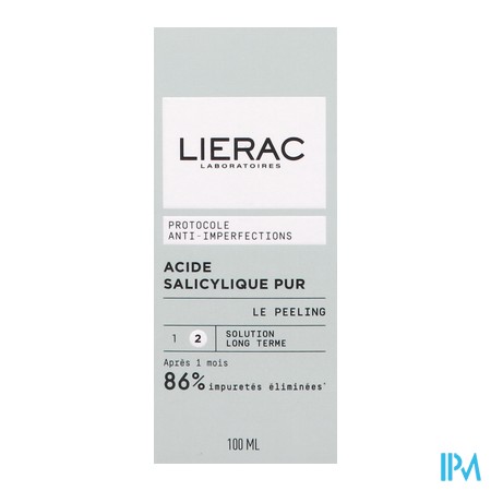 vignette LIERAC PEELING ANTI-BOUTONS FL 100ML