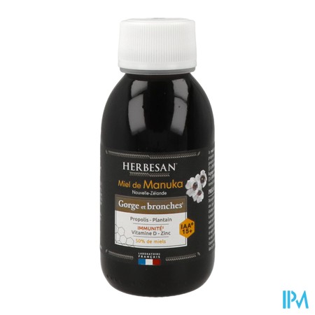 produit HERBESAN SIR GORGE/BRONCHE MIEL 100ML