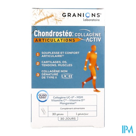 vignette CHONDROSTEO COLLAGENE ACTIV GELU30