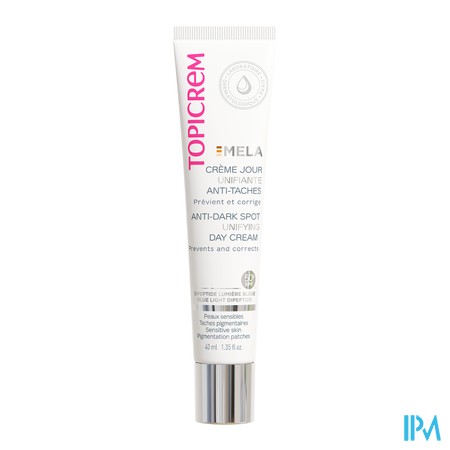 vignette TOPICREM MELA CR A/TACHE 50+ 40ML