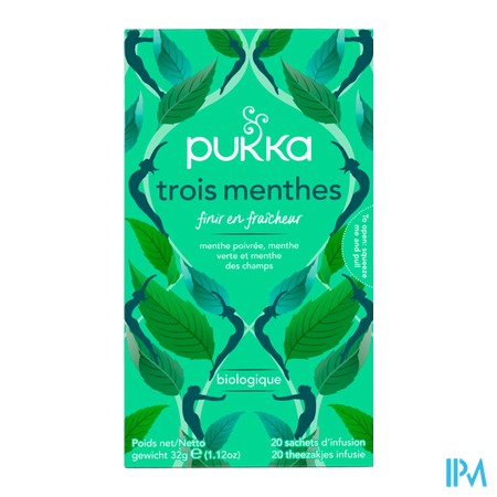 produit PUKKA INFUS 3MENTHE SACH 20