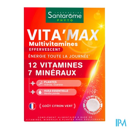 vignette SANTAROME VITA'MAX MULTIV ADU CPR EFF 30