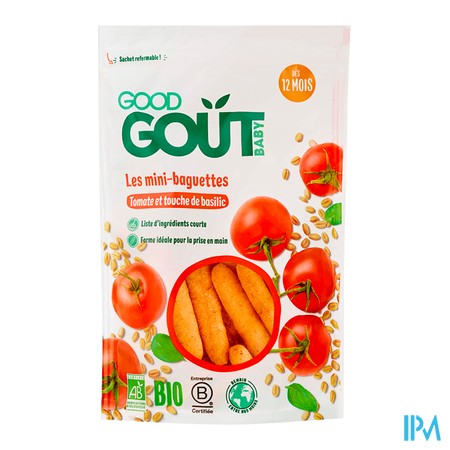 vignette GOOD GOUT MINI BAGUETTES A LA TOMATE 70G