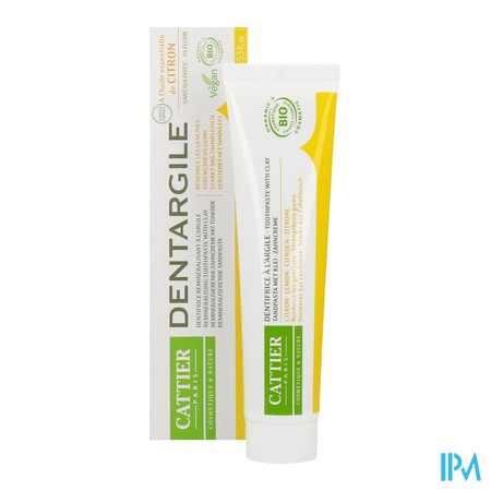 vignette CATTIER DENTARGILE CITRON T100G