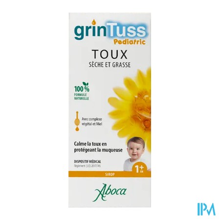 vignette GRINTUSS TOUX SIROP PEDIATRIC 128G