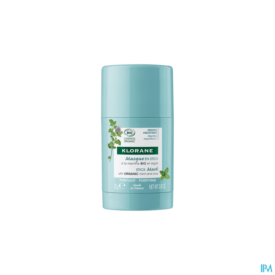 vignette KLORANE MASQ MENTHE AQUA STICK 25G