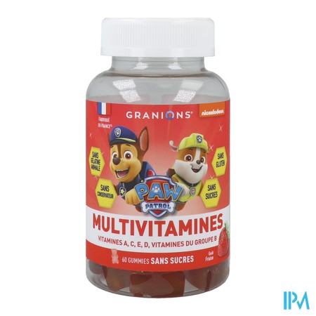 vignette GRANIONS KID MULTIVIT PATROUILLE 60 GUM
