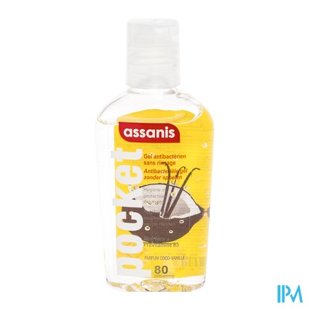 vignette ASSANIS A/BACT GEL COCO/VANIL 80ML