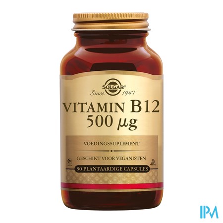 vignette SOLGAR VIT B12 CYANO GEL VEG 50