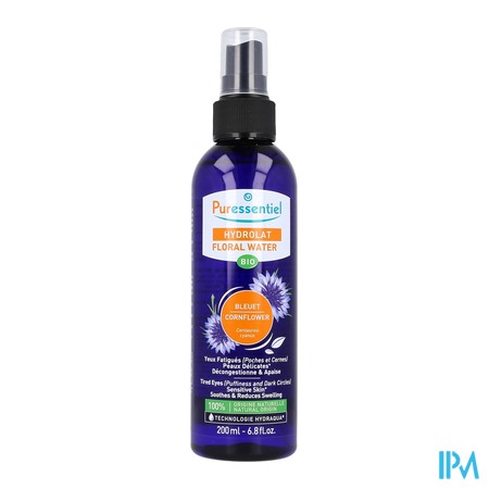 vignette PURESSENT HYDROLAT BIO BLEUET 200ML