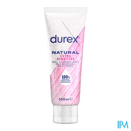 vignette DUREX NATUREL LUB EXTRA SENSITIVE 100ML