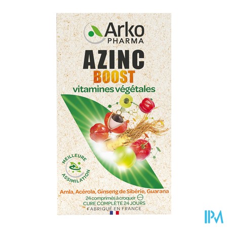 vignette AZINC VEGETAL BOOST CPR 24