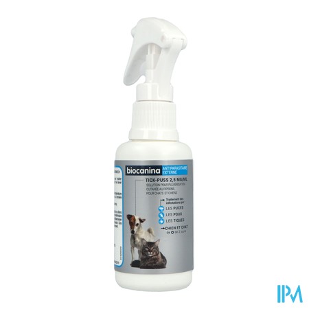 vignette BIOCANINA TICK-PUSS 2,5ML/MG 100ML
