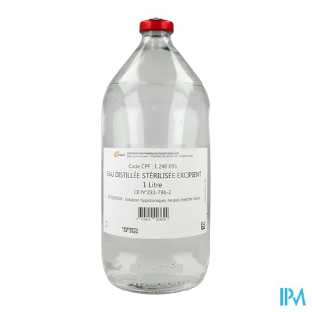 vignette COOPER EAU DISTILLEE 1 LITRE