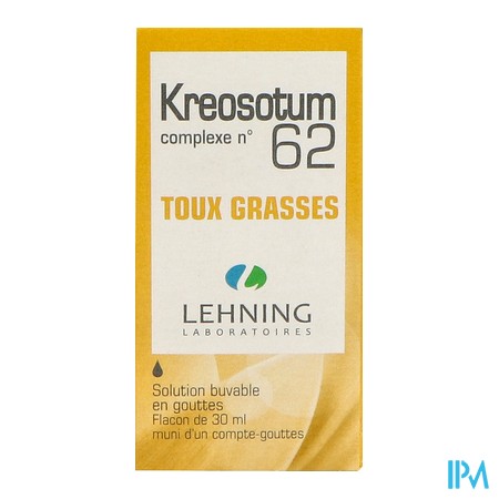 produit LEHNING KREOSOTUM N62 BUV30ML