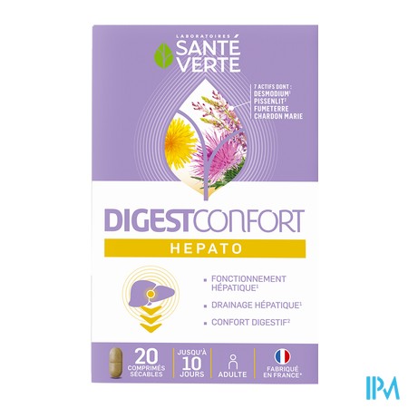 produit HEPATO-CALM SANTE VERTE CPR 20
