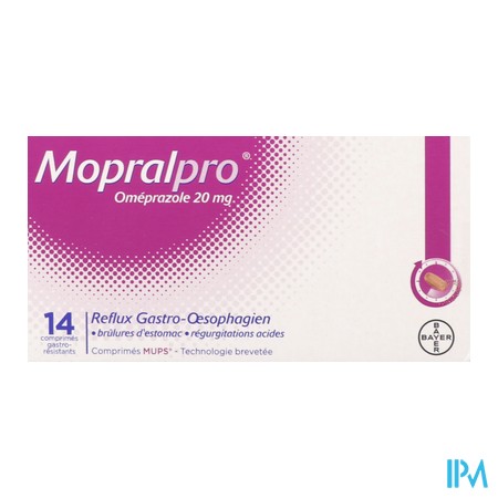 vignette MOPRALPRO 20MG CPR 14