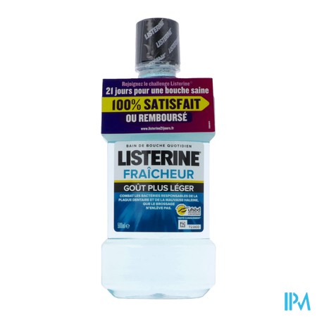 vignette LISTERINE B/BOUC FRAICH S/ALC500ML