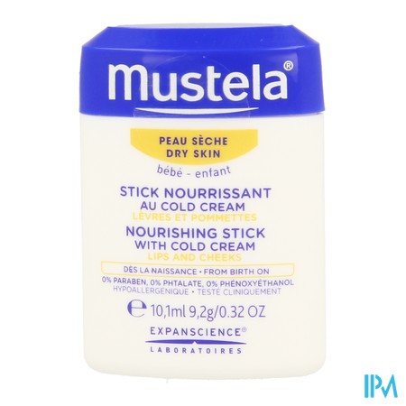 produit MUSTELA STICK NOUR COLD CREAM STICK 9,2G