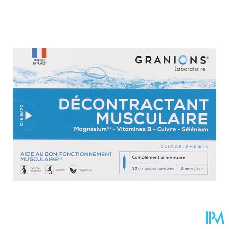 vignette GRANIONS DECONTRAC MUSC AMP2ML30