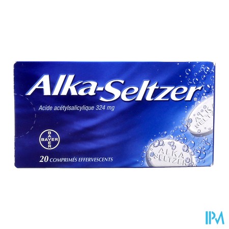 vignette ALKA-SELTZER 324MG CPR EFFERV 20