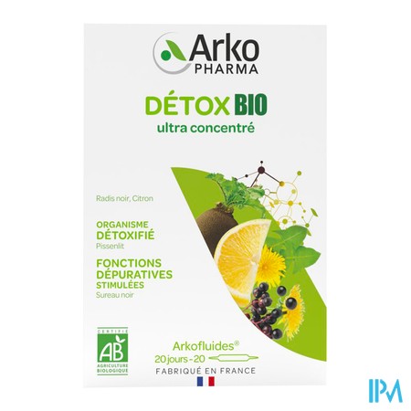 produit ARKOFL DETOX BIO AMP 20 X10ML