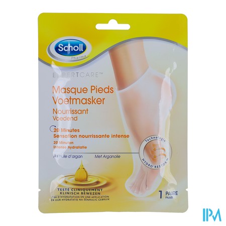 vignette SCHOLL MASQUE PIEDS ARGAN 1 PAIRE
