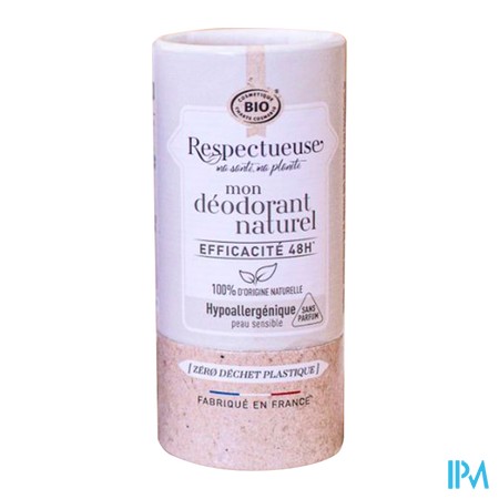 vignette RESPECTUEUSE DEO HYPOALLERGENIQUE BIO 50G