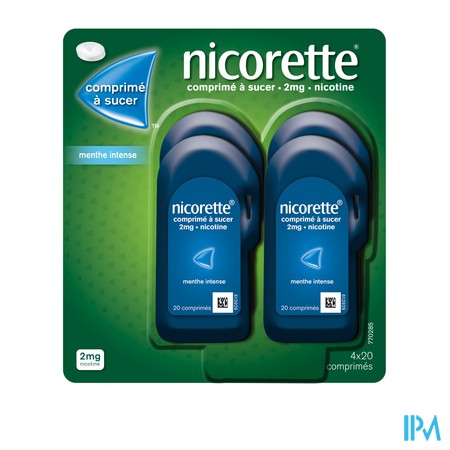 produit NICORETTEMINI CP A SUCER 2MG/4*20