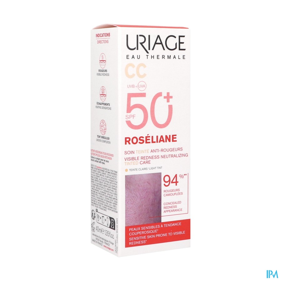vignette URIAGE ROSELIANE SPF50+ CC CR 40ML