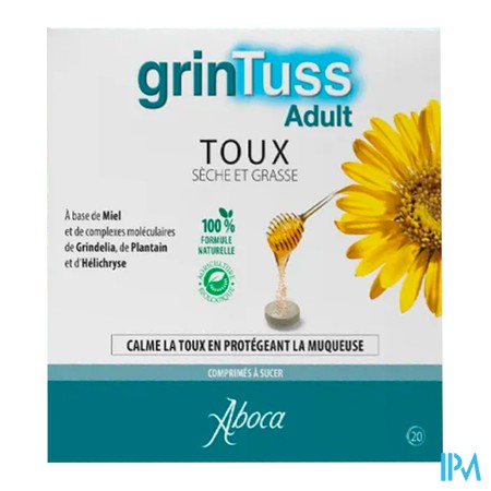 produit GRINTUSS TOUX CPR 20