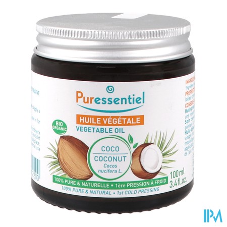 produit PURESSENTIEL HLE VEGET BIO COCO 100ML